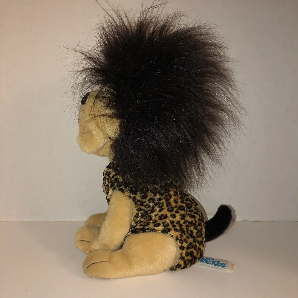 CAVEMAN DOG Kitty Kat Lion The Adam's Family Theme Animated Singing Plush 2009